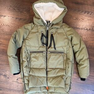 Orolay Olive Green Women’s Thickened Jacket XS